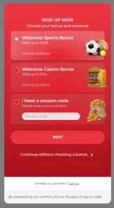 Creazione di un account Realspin